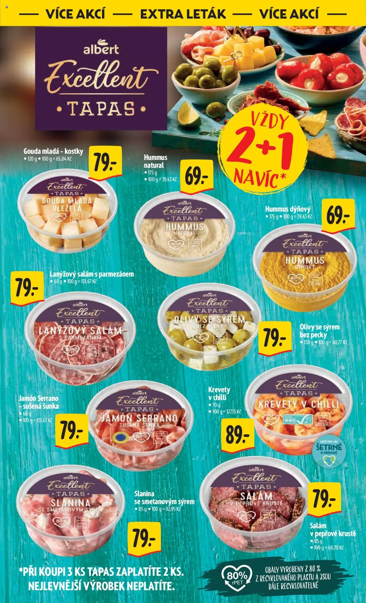 Albert leták - Hypermarket od 15.10.2025 | Strana: 53 | Produkty: Hummus, Šunka, Jamon, Olivy