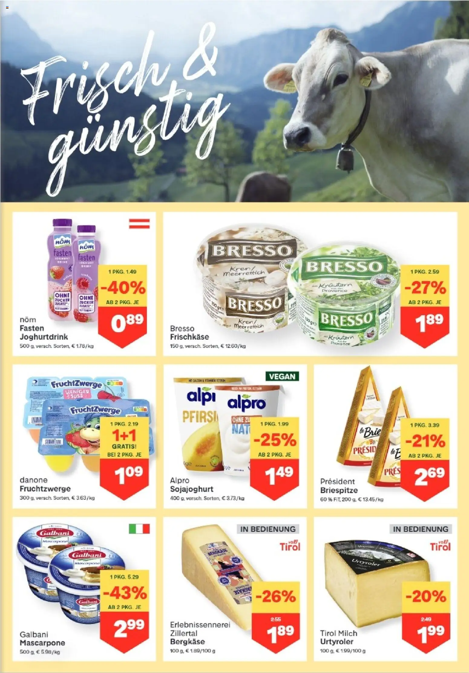 MPREIS Dellach im Drautal gültig ab 09.04.2026 | Seite: 5 | Produkte: Zucker, Milch