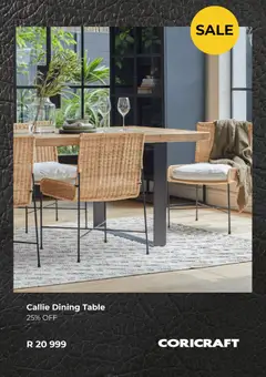 Coricraft specials catalogue – valid from 23.10.2025 | Page: 5 | Products: Table