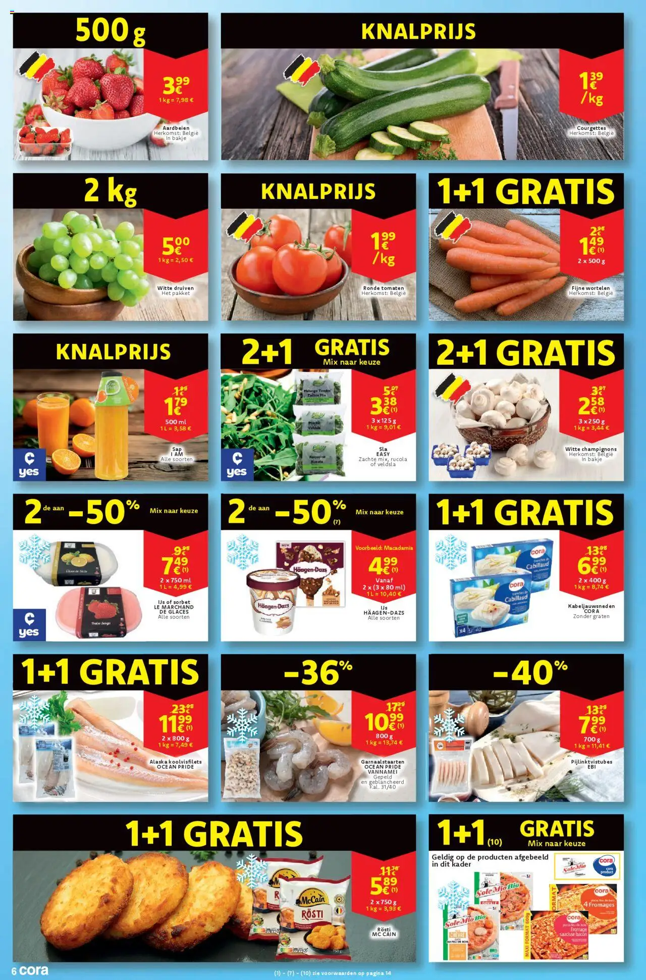  | Pagina: 6 | Producten: Pizza, Bacon, Druiven, Rucola