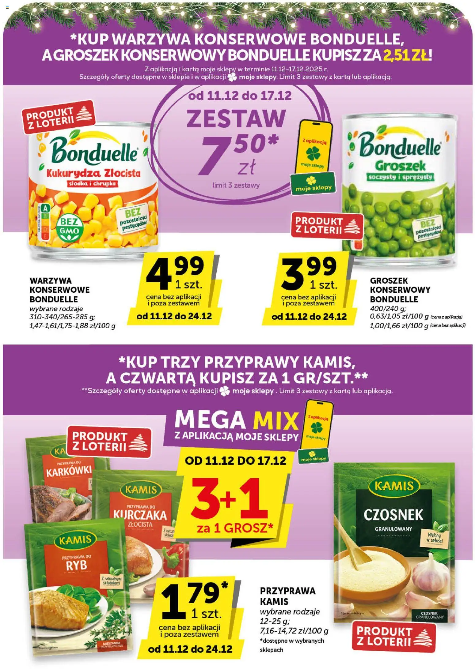 ABC Gazetka - Minimarket od 11.12.2025 | Strona: 21 | Produkty: Karta, Kukurydza, Przyprawy, Warzywa