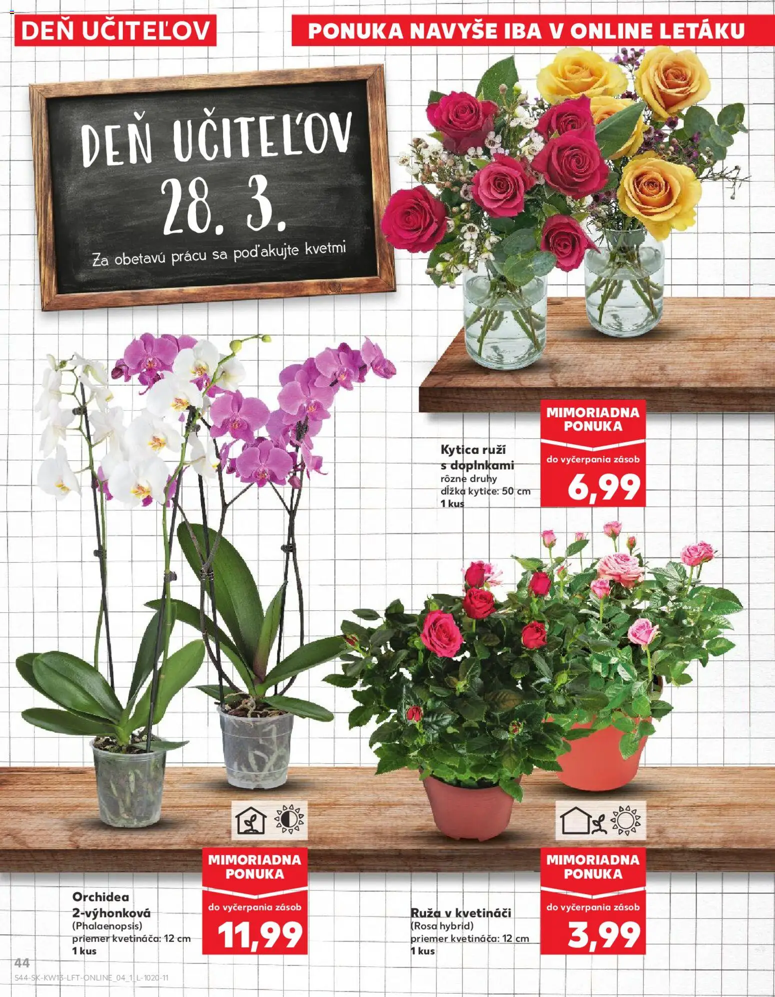 Nové Kaufland akcie – leták je platný od 26.03.2026 | Strana: 44 | Produkty: Orchidea