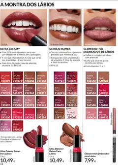 Pré-visualização Catálogo Avon Campanha 3 válido de 01.03.2026 | Página: 52 | Produtos: Blush, Delineador, Batom, Óleo