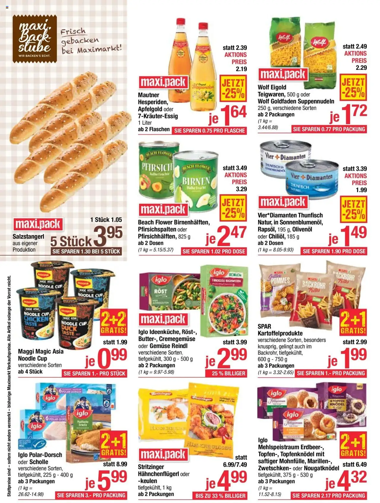 Maximarkt Wels gültig ab 06.10.2025 | Seite: 16 | Produkte: Gemüse, Pfirsich