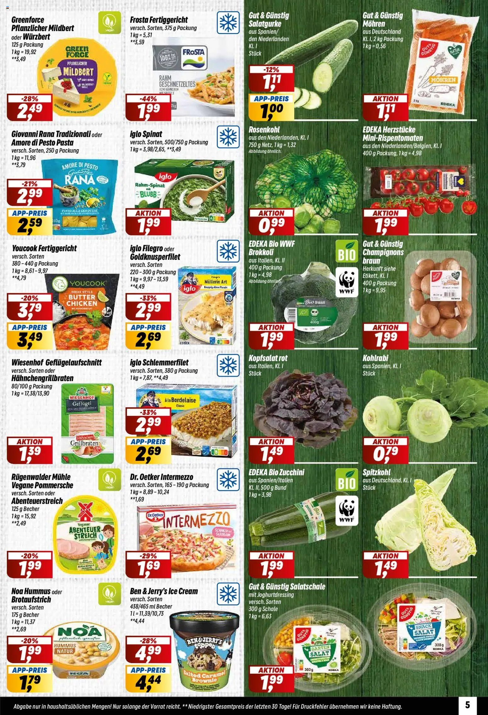 Simmel Prospekt 	 – gültig ab 19.01.2026 | Seite: 5 | Produkte: Kohlrabi, Brokkoli, Zucchini, Salat