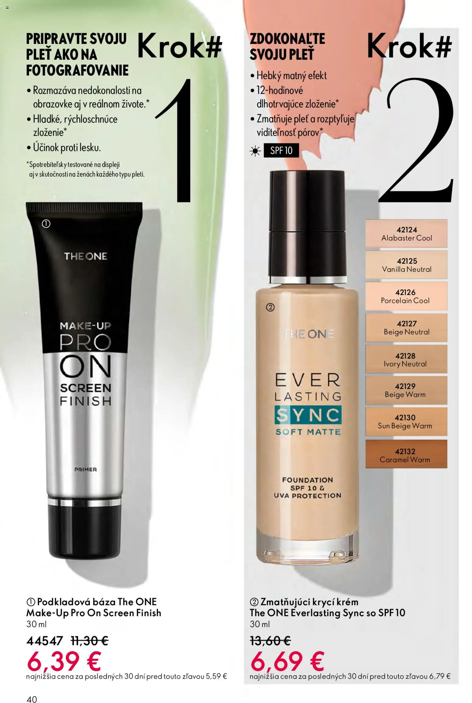 Nové Oriflame akcie – leták je platný od 15.04.2026 | Strana: 40 | Produkty: Krém