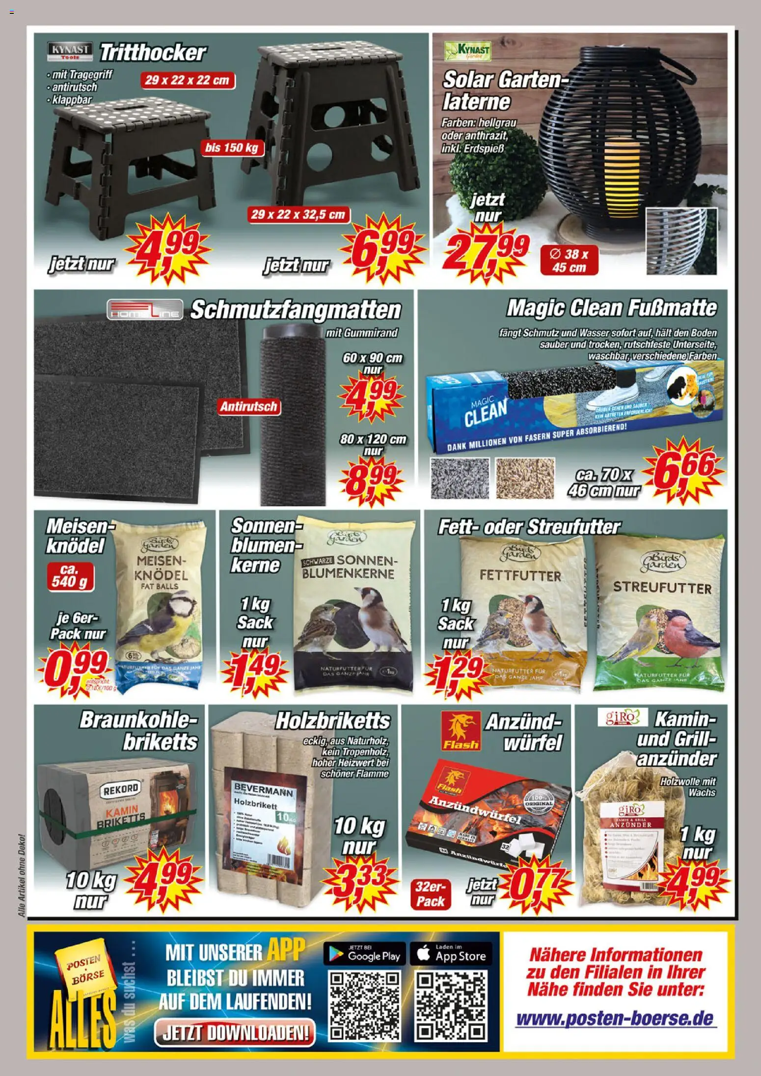 Posten Börse Prospekt – gültig ab 17.01.2026 | Seite: 8 | Produkte: Grill, Kamin, Blumen, Wasser