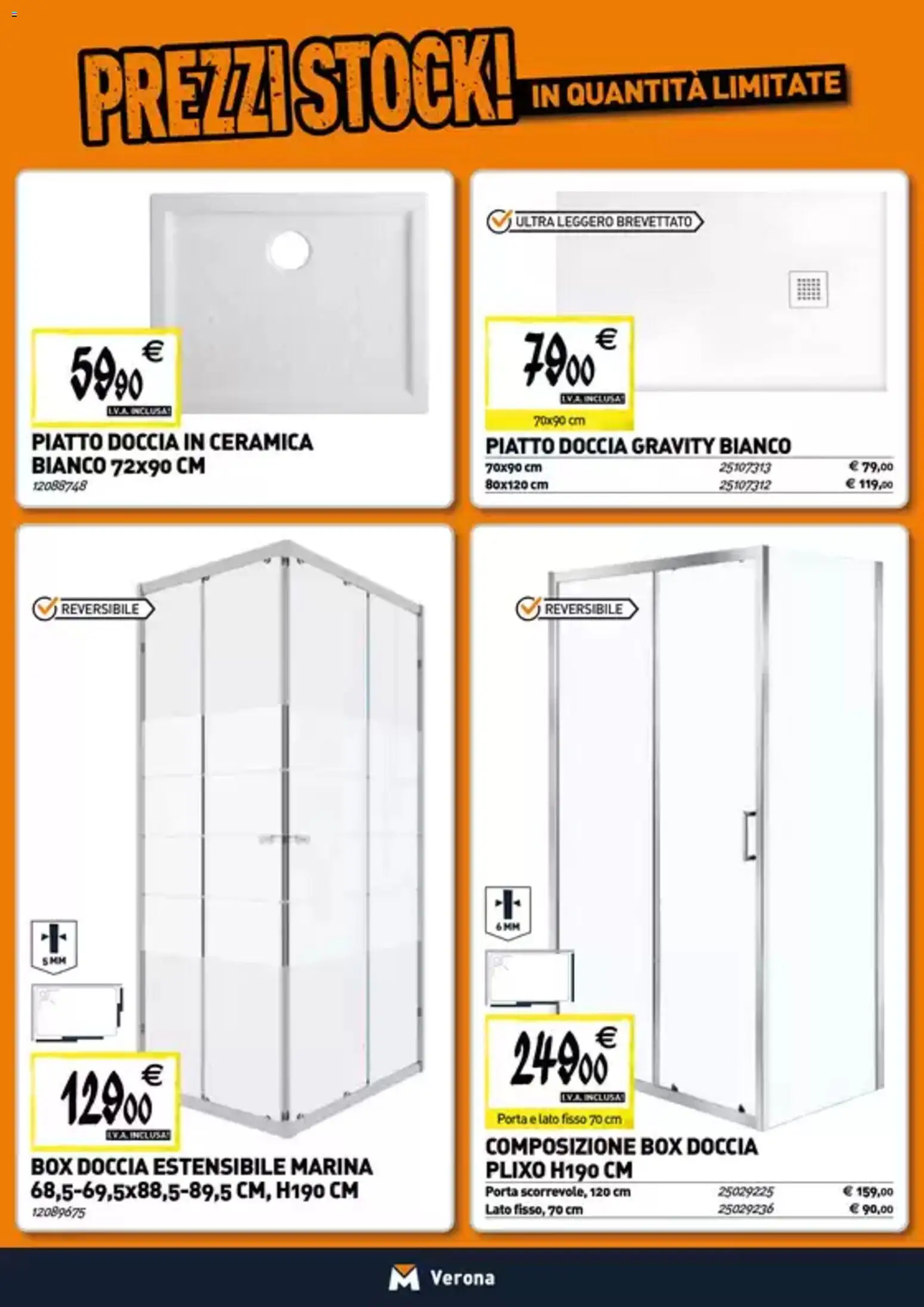Volantino TECNOMAT del 30.10.2025 | Pagina: 2 | Prodotti: Box doccia, Piatto, Doccia