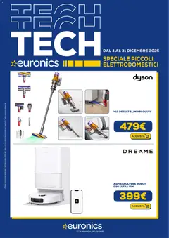 Anteprima del volantino Euronics Piccoli Elettrodomestici catalogo valido a partire dal 04.12.2025
