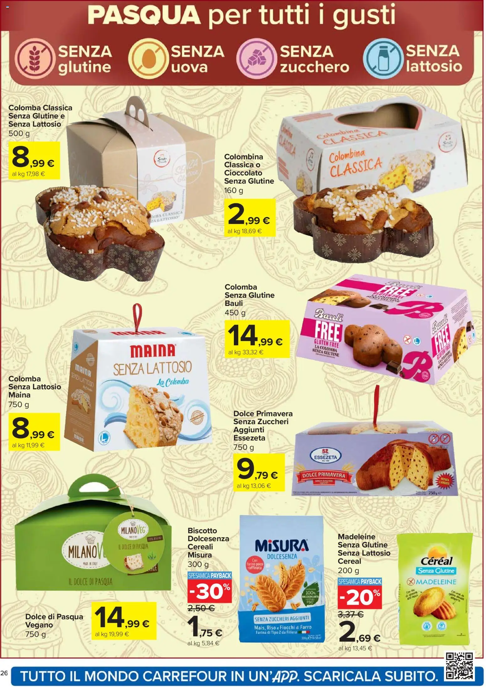 Volantino Carrefour del 24.03.2026 | Pagina: 26 | Prodotti: Riso, Cereali, Fiocchi, Farina