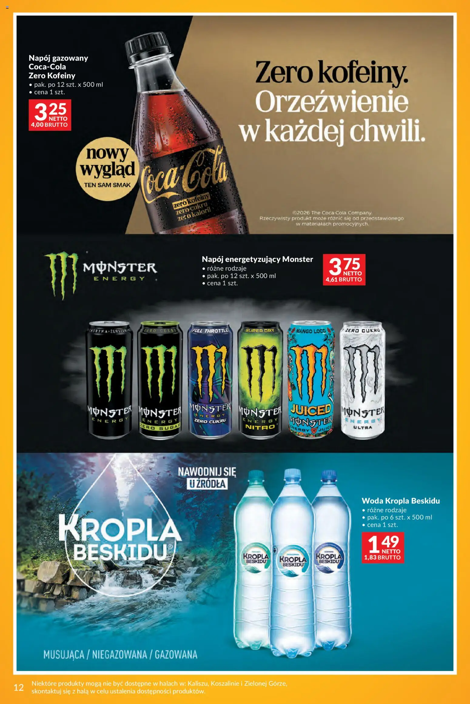 Makro gazetka - Markowe Inspiracje Maja od 28.04.2026 | Strona: 10 | Produkty: Mango, Coca cola, Woda