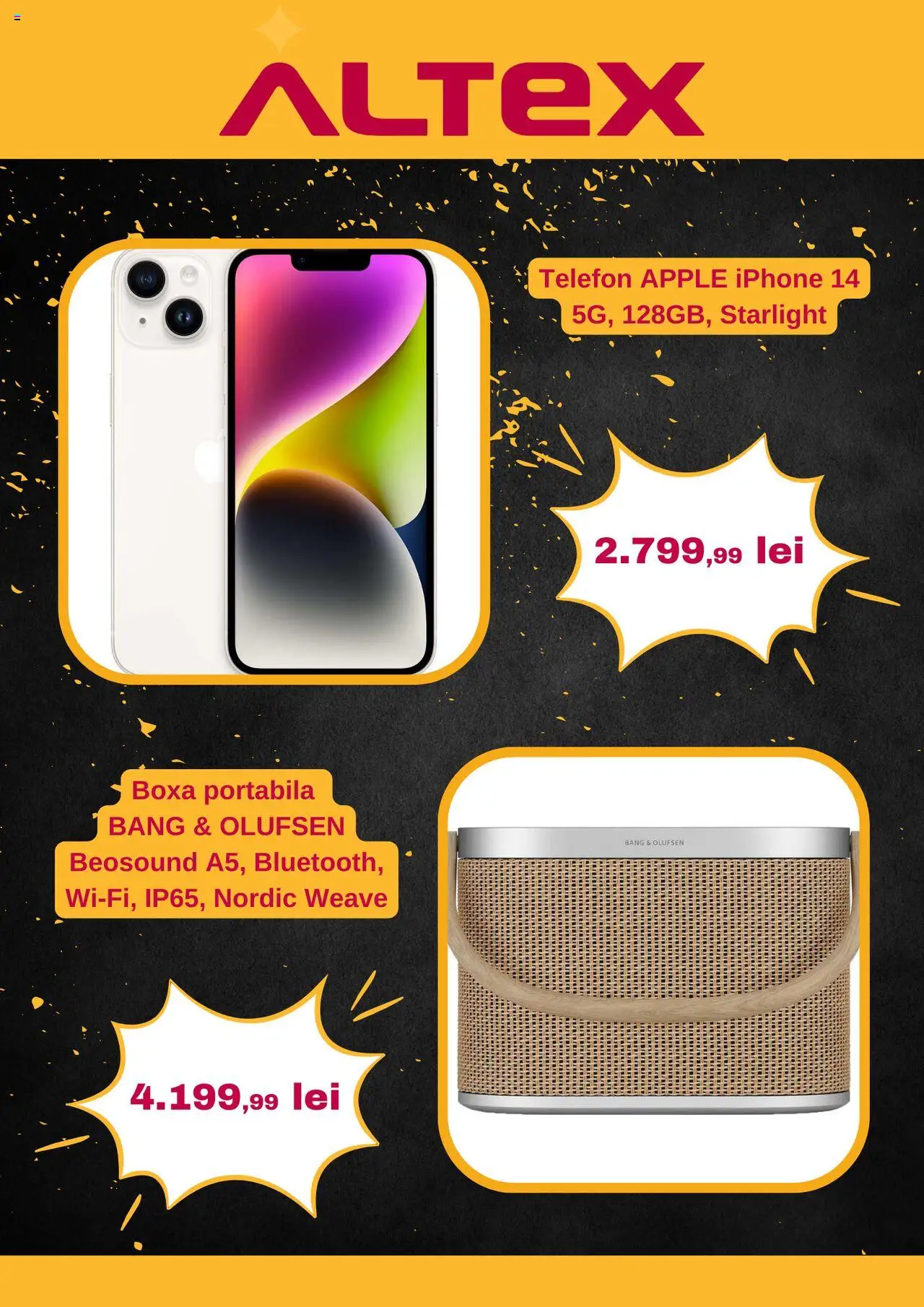 Catalog Altex – valabil de la 14.08.2025 | Pagină: 2 | Produse: Telefon, Apple, Boxă portabilă