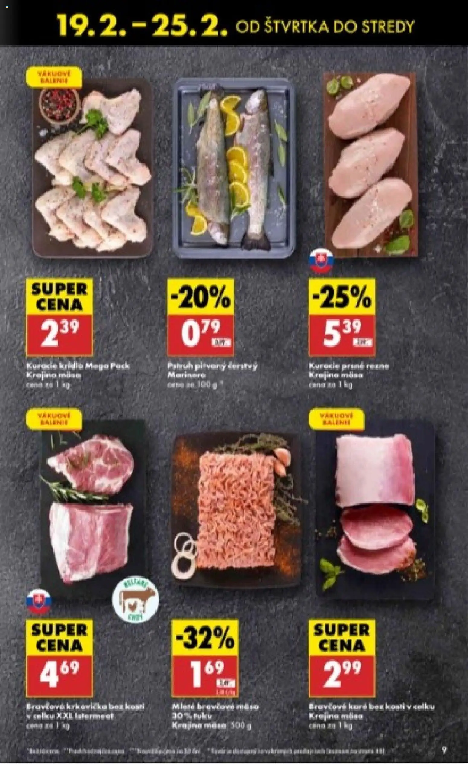 Nové Biedronka akcie – leták je platný od 19.02.2026 | Strana: 9 | Produkty: Krkovička