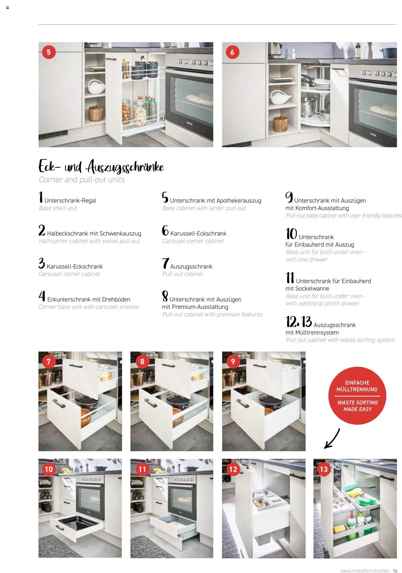 Ostermann Modulform Küchenprospekt  – gültig ab 26.05.2025 | Seite: 73 | Produkte: Unterschrank