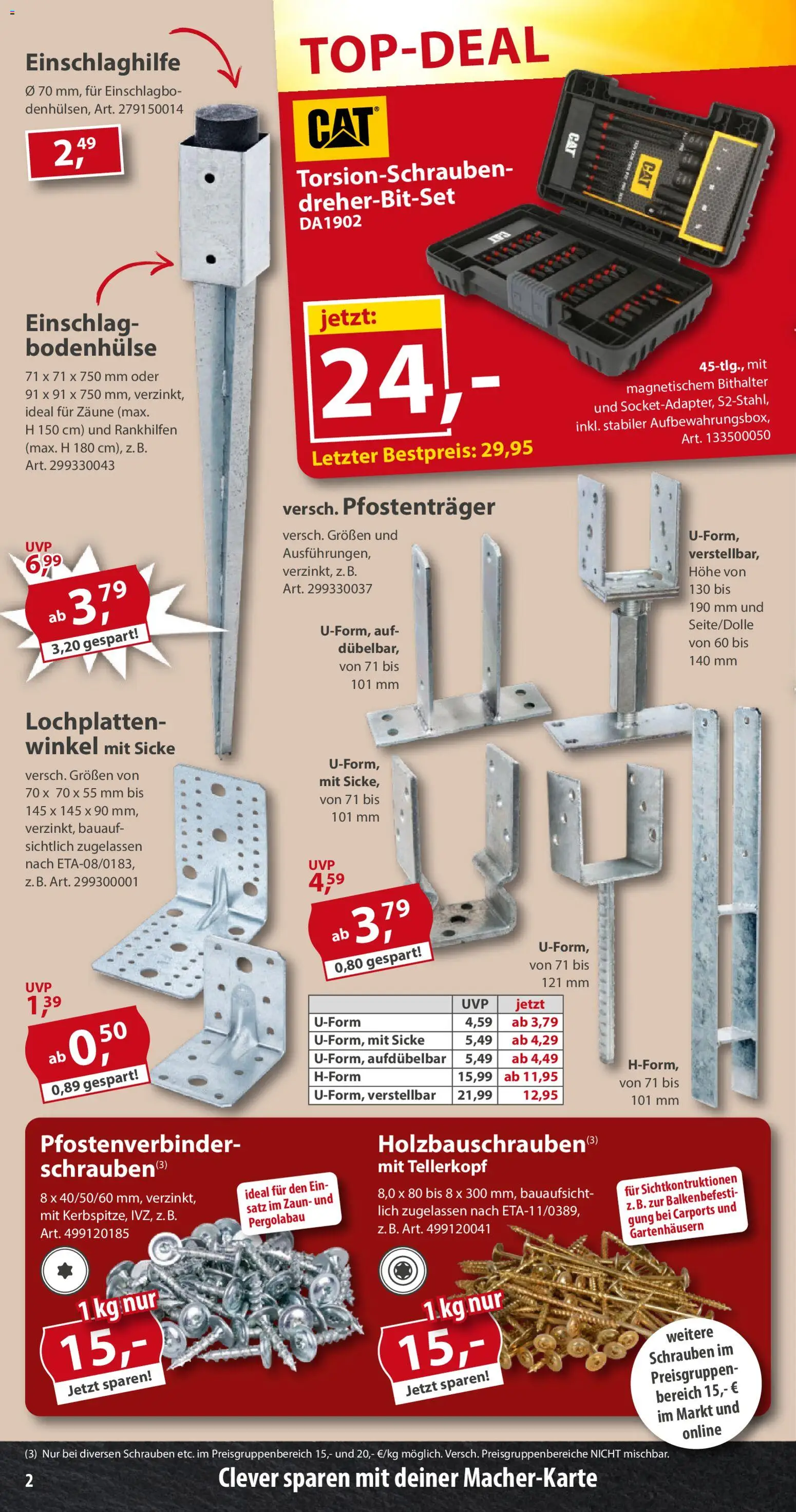 Sonderpreis Baumarkt Prospekt 	 – gültig ab 18.04.2026 | Seite: 2