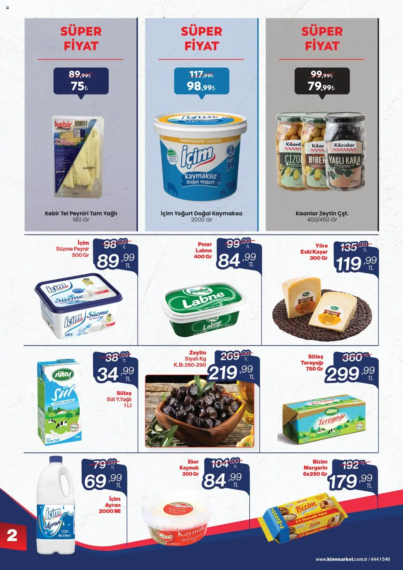 Kim Market Katalog - Marmara Insert - 15.08.2025 tarihinden itibaren geçerlidir | Sayfa: 2 | Ürünler: Yoğurt, Biber, Süzme peynir, Zeytin