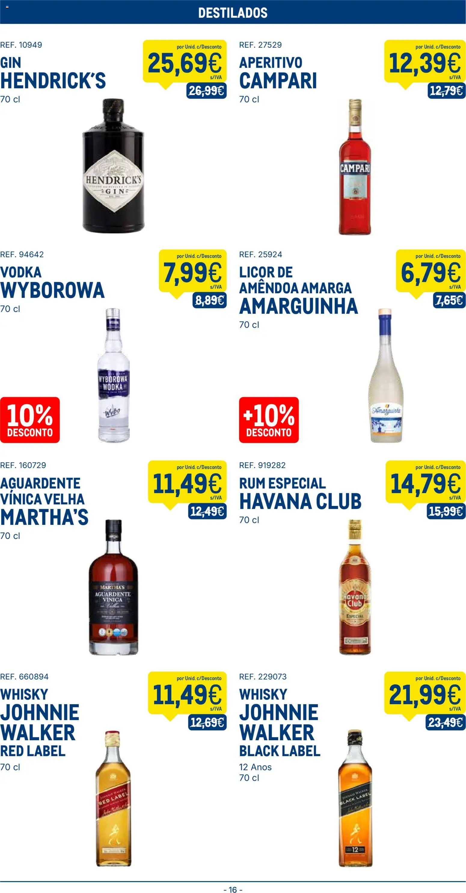 Makro folheto │ válido de 03.02.2026 | Página: 16 | Produtos: Whisky, Rum, Licor, Vodka