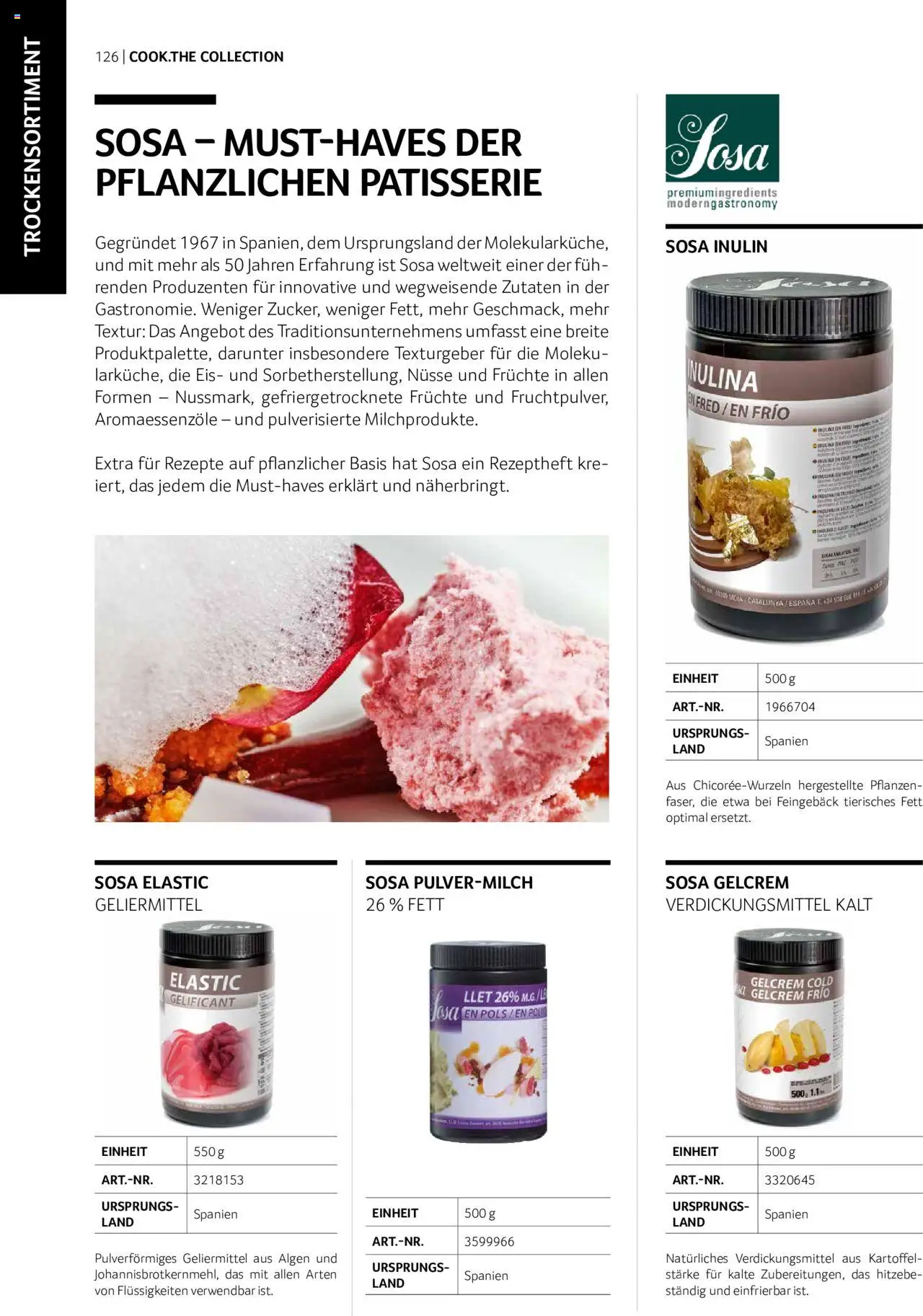 Transgourmet Cook Look-Book gültig ab 01.09.2023 | Seite: 126 | Produkte: Nüsse, Eis