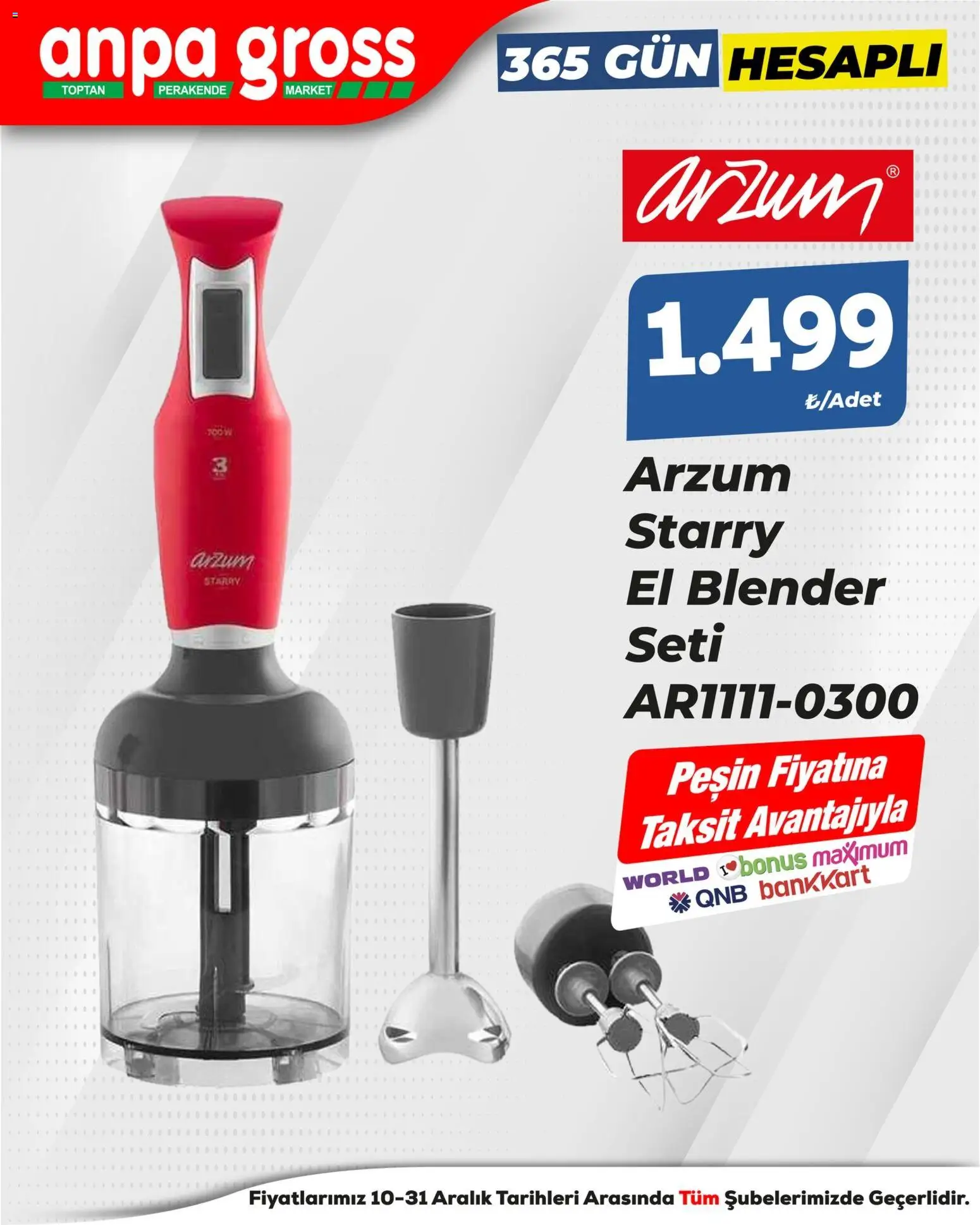 Anpa Gross İndirim - 10.12.2025 tarihinden itibaren geçerlidir | Sayfa: 8 | Ürünler: Blender