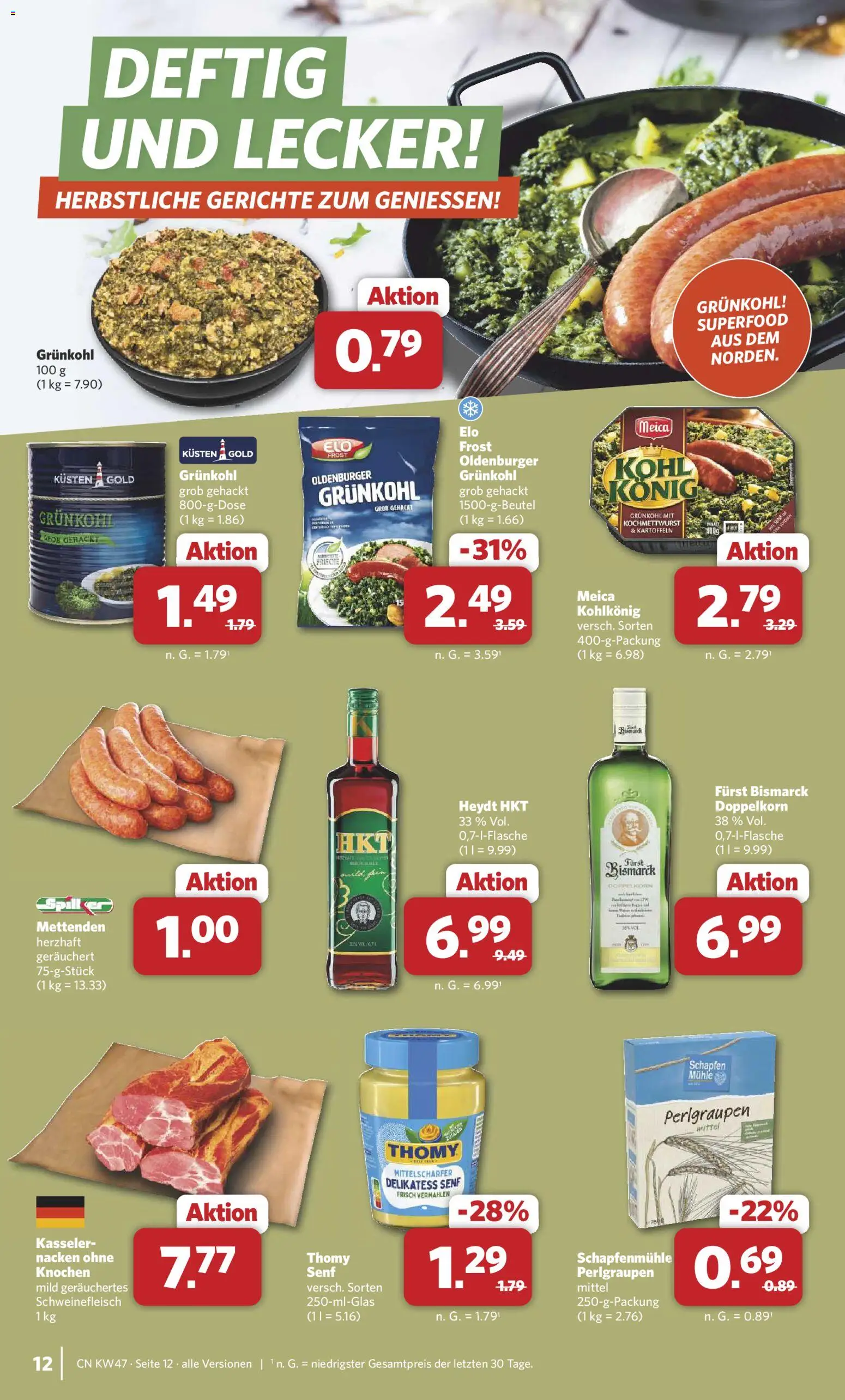 Combi Prospekt 	 – gültig ab 17.11.2025 | Seite: 12 | Produkte: Mühle, Meica, Kasseler nacken, Schweinefleisch