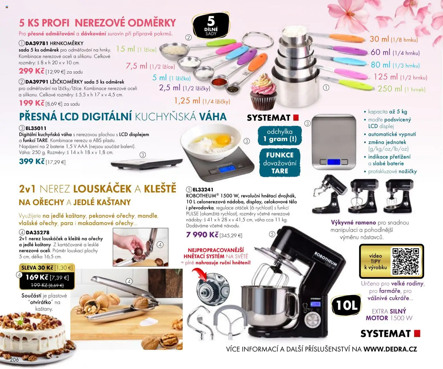 Nové Dedra akcie – leták je platný od 24.04.2026 | Strana: 106 | Produkty: Orechy, Video, Váha