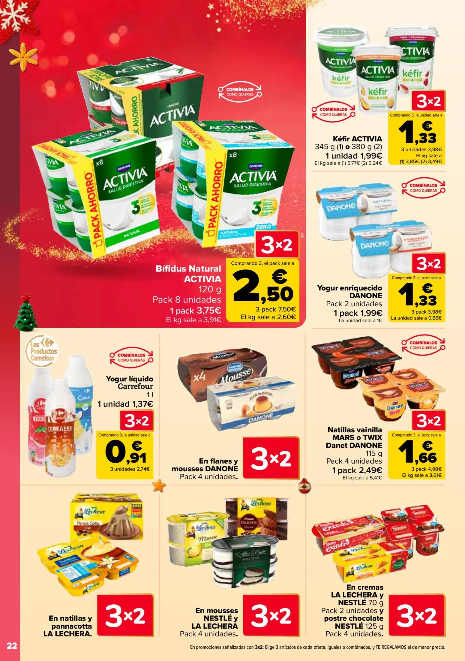 Carrefour folleto │ válido desde el 12.12.2025 | Página: 24 | Productos: Mousse, Yogur, Chocolate, Cereales