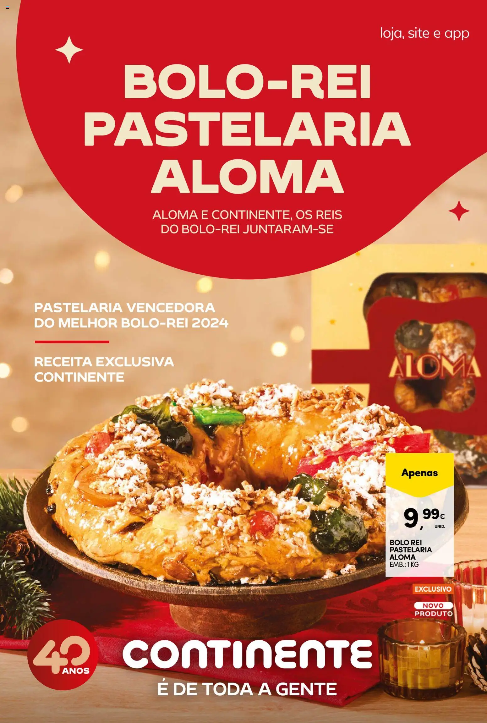 Continente Semanal Continente Bom Dia │ válido de 16.12.2025 | Página: 10 | Produtos: Bolo