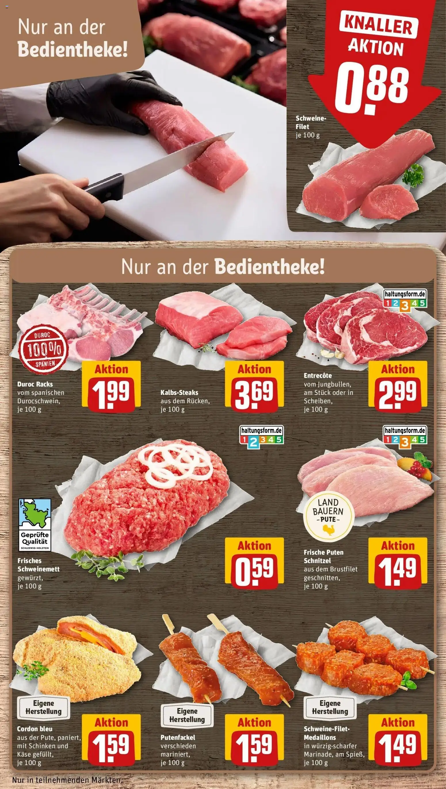 Rewe Prospekt Kappeln	 – gültig ab 09.03.2026 | Seite: 10 | Produkte: Käse, Entrecote, Schnitzel, Schinken