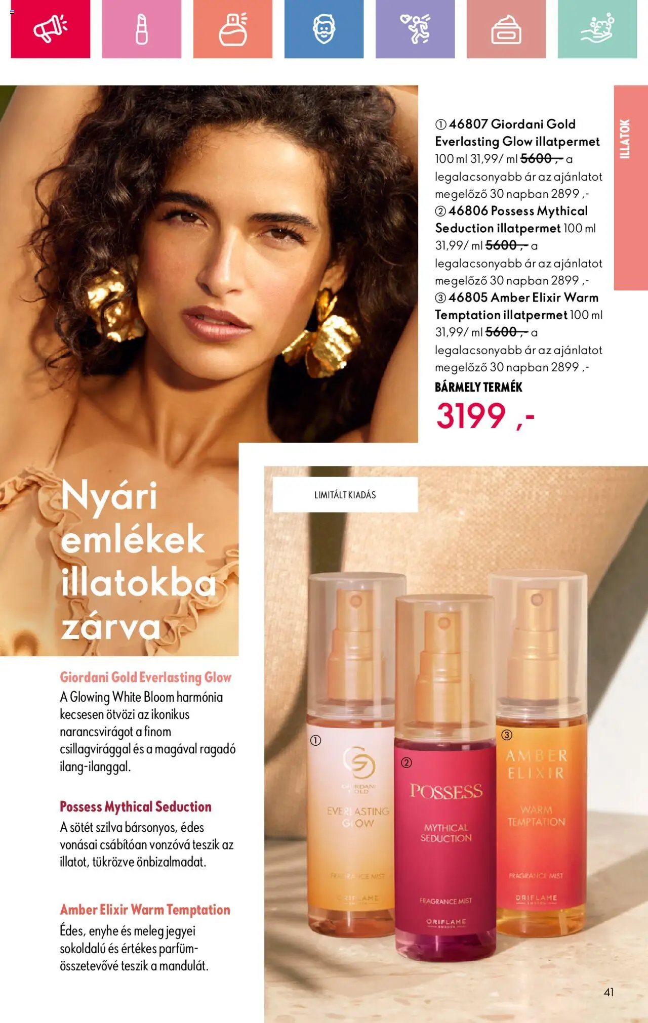 Oriflame akciós ujság - amely érvényes a következő dátumtól: 17.08.2025 | Oldal: 41 | Termékek: Szilva, Parfüm