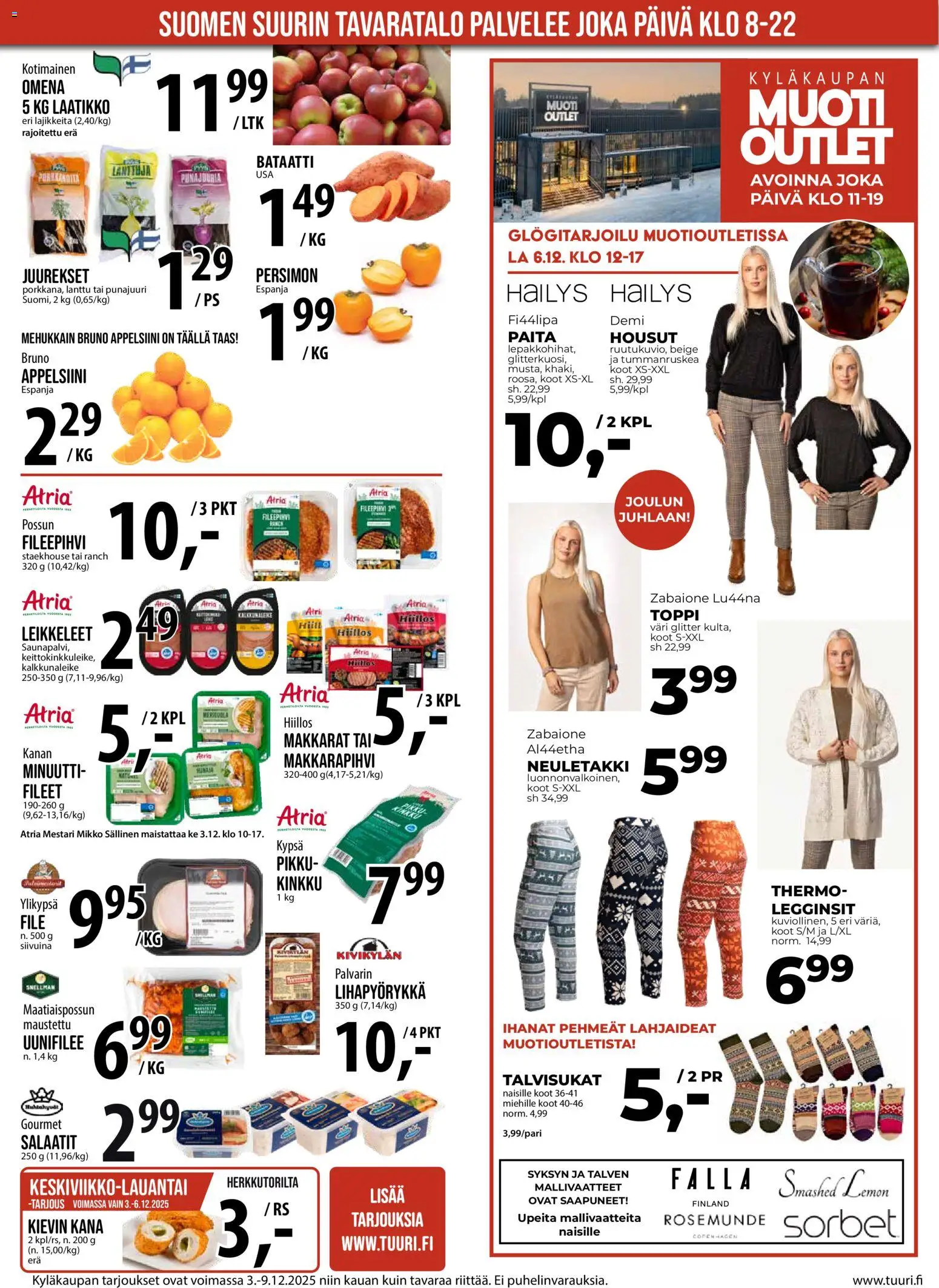 Tuuri tarjoukset – voimassa 03.12.2025 alkaen | Sivu: 14 | Tuotteet: Paita, Toppi, Housut, Lanttu