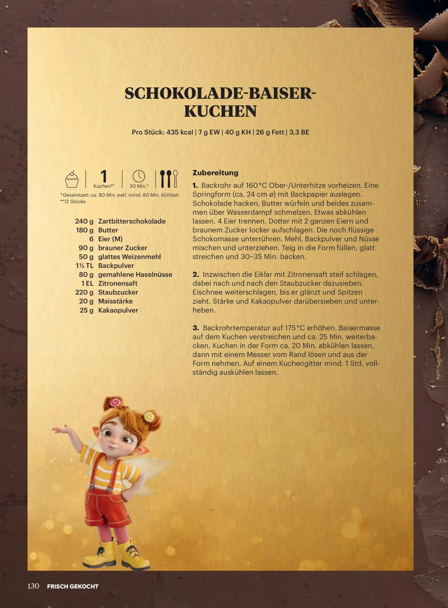 Billa  Frisch Gekocht gültig ab 01.12.2025 | Seite: 130 | Produkte: Nüsse, Zucker, Butter, Eier