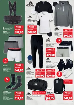 Náhled letáku Ponožky, materiál: bavlna, polyester,, elastan, polyamid, velikosti: 37/39 - 43/45, různé druhy a barvy, cena za 1 balení od 25.02.2026 | Strana: 9 | Produkty: Mikina, Boxerky, Batoh, Tepláky