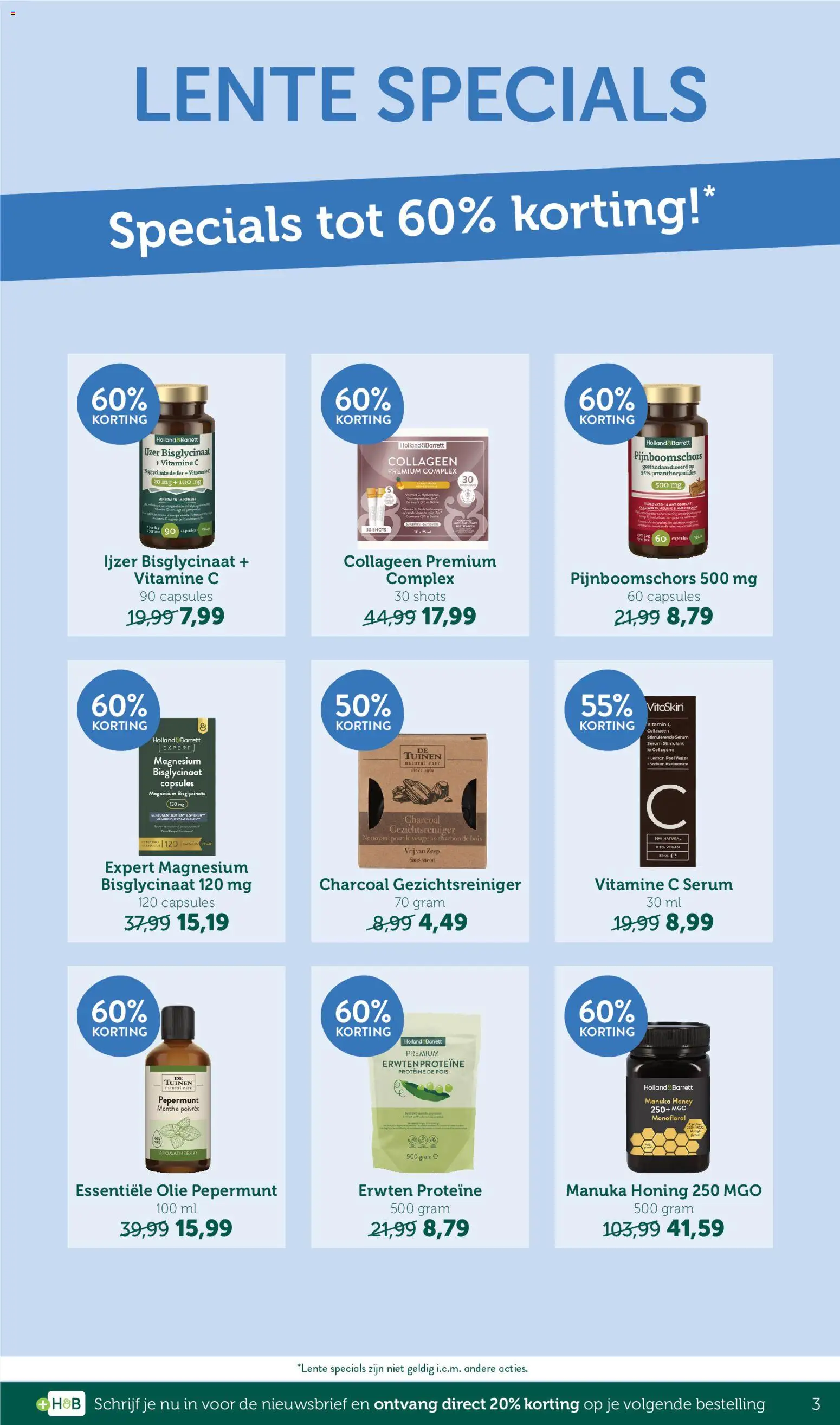 Nieuwe » Holland & Barrett folder van 27/04/2026 🤩  « is er! Ontdek geweldige aanbiedingen en bespaar. | België