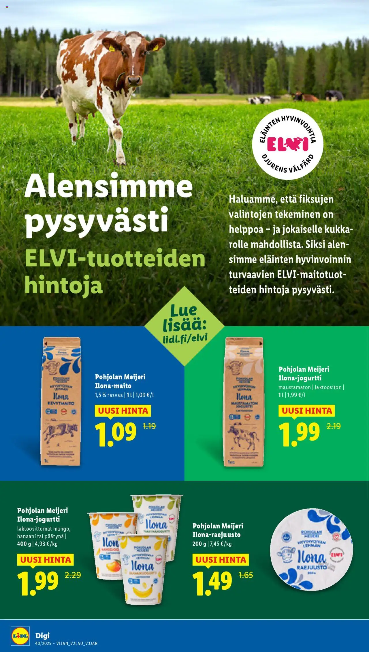 Lidl tarjoukset – voimassa 02.10.2025 alkaen | Sivu: 26 | Tuotteet: Raejuusto