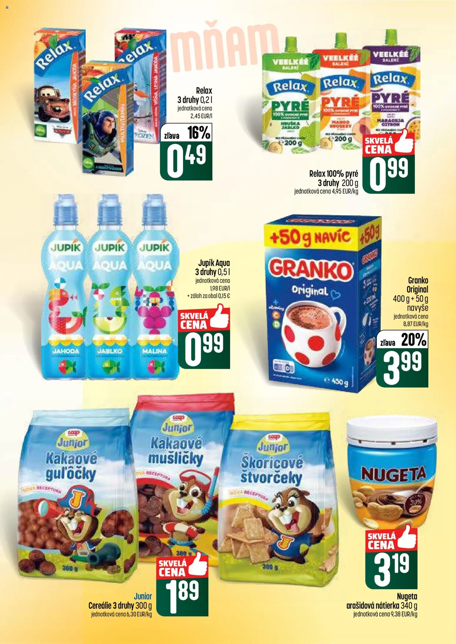 Nové COOP Jednota akcie – leták je platný od 19.02.2026 | Strana: 29 | Produkty: Cereálie, Granko