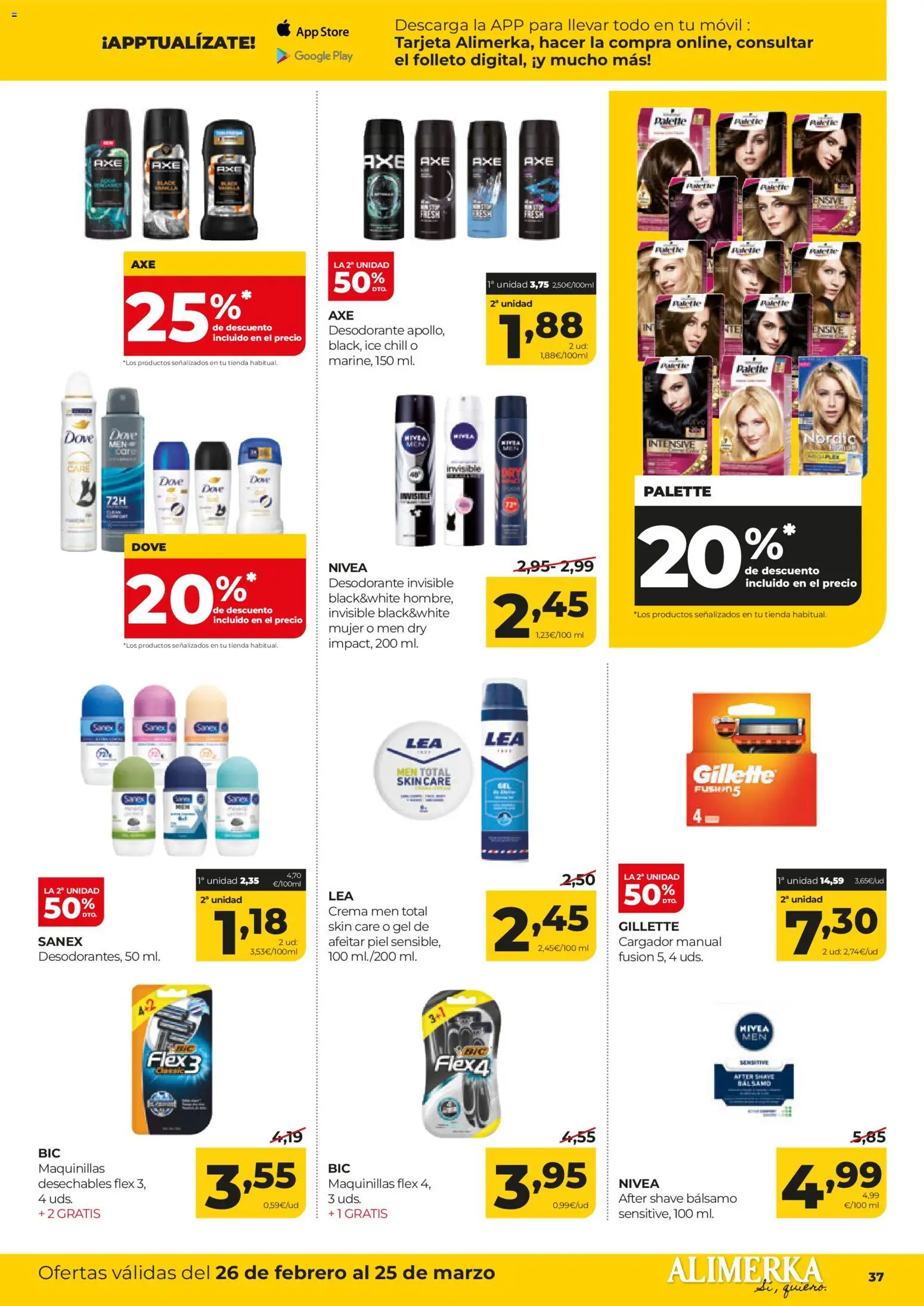 Alimerka folleto Castilla y León │ válido desde el 26.02.2026 | Página: 37 | Productos: Desodorante, Crema