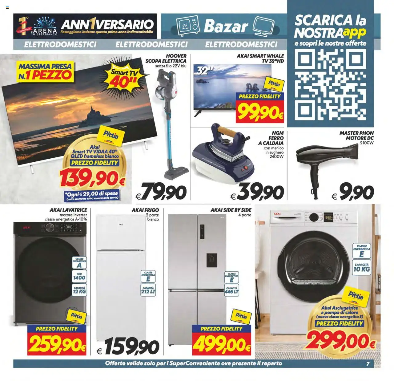 Volantino SuperConveniente del 10.10.2025 | Pagina: 40 | Prodotti: Caldaia, Lavatrice, Asciugatrice, TV