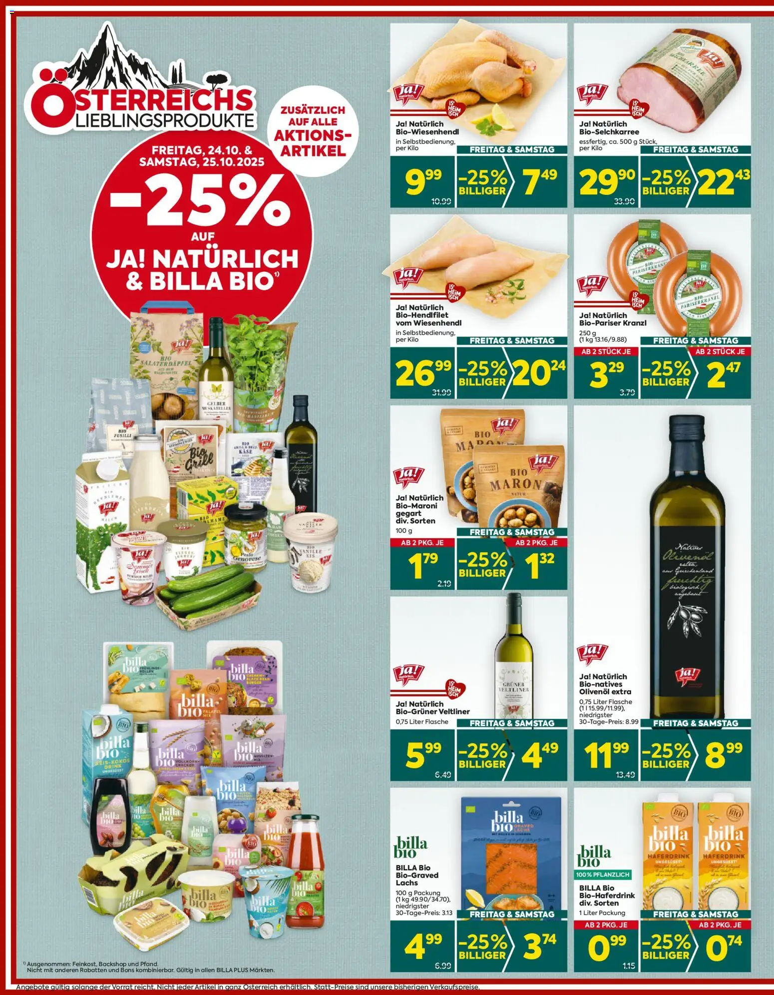 Billa Plus Flugblatt - Wien gültig ab 23.10.2025 | Seite: 2 | Produkte: Grill, Käse