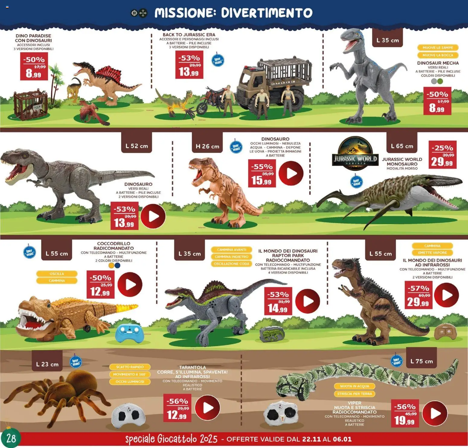 Volantino Happy Casa del 22.11.2025 | Pagina: 28 | Prodotti: Pile, Acqua, Batteria, Batterie