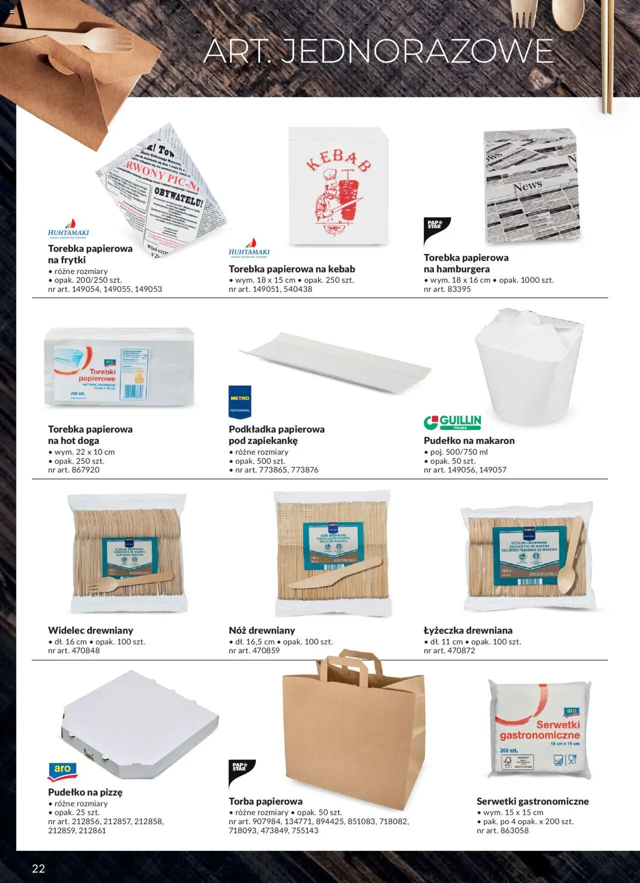 Makro Gazetka - Street Food od 27.03.2024 | Strona: 22 | Produkty: Torebka, Torba, Makaron, Frytki