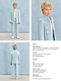 Vista previa El Corte Inglés Comuniones 2026 válido desde el 19.11.2025 | Página: 4 | Productos: Camisa, Chaqueta, Traje