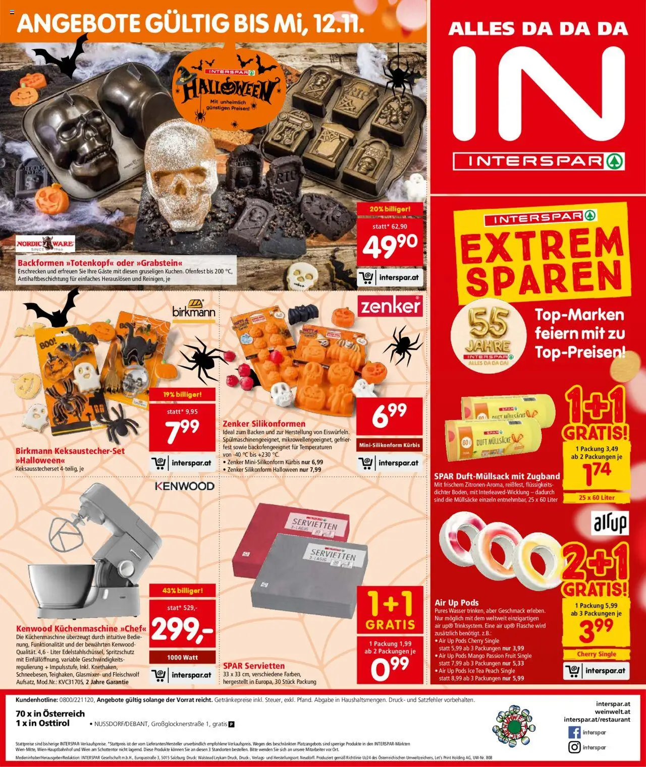 Interspar Flugblatt - Osttirol gültig ab 23.10.2025 | Seite: 24 | Produkte: Wasser, Mango, Kürbis, Duft