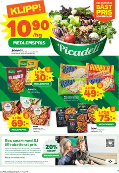 Stora Coop - erbjudanden - Förhandsvisning av reklamblad från butik Stora Coop aktuell från 05.01.2026 | Sida: 9 | Produkter: Galler, Ost, Skinka, Pasta