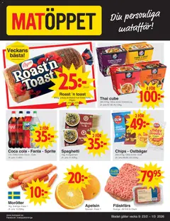 Matöppet - erbjudanden - Förhandsvisning av reklamblad från butik Matöppet aktuell från 23.02.2026