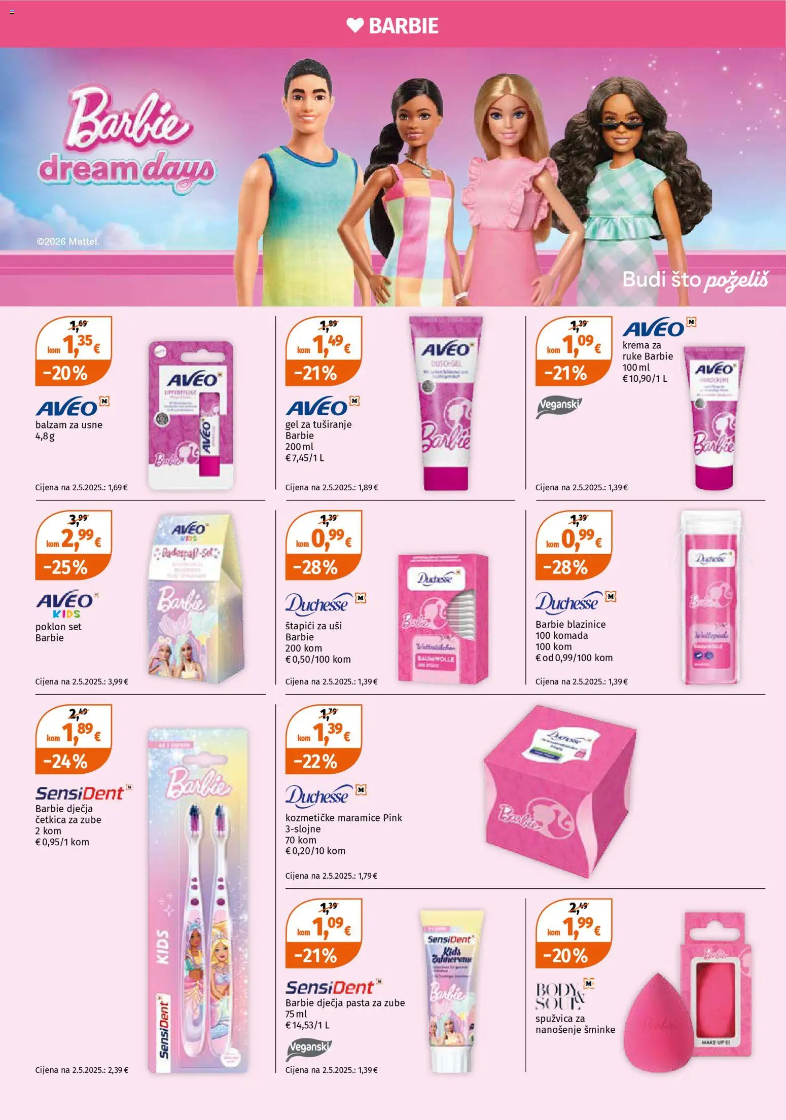 Müller katalog | vrijedi od 02.03.2026 | Stranica: 17 | Proizvodi: Balzam za usne, Krema za ruke, Pasta za zube, Četkica za zube