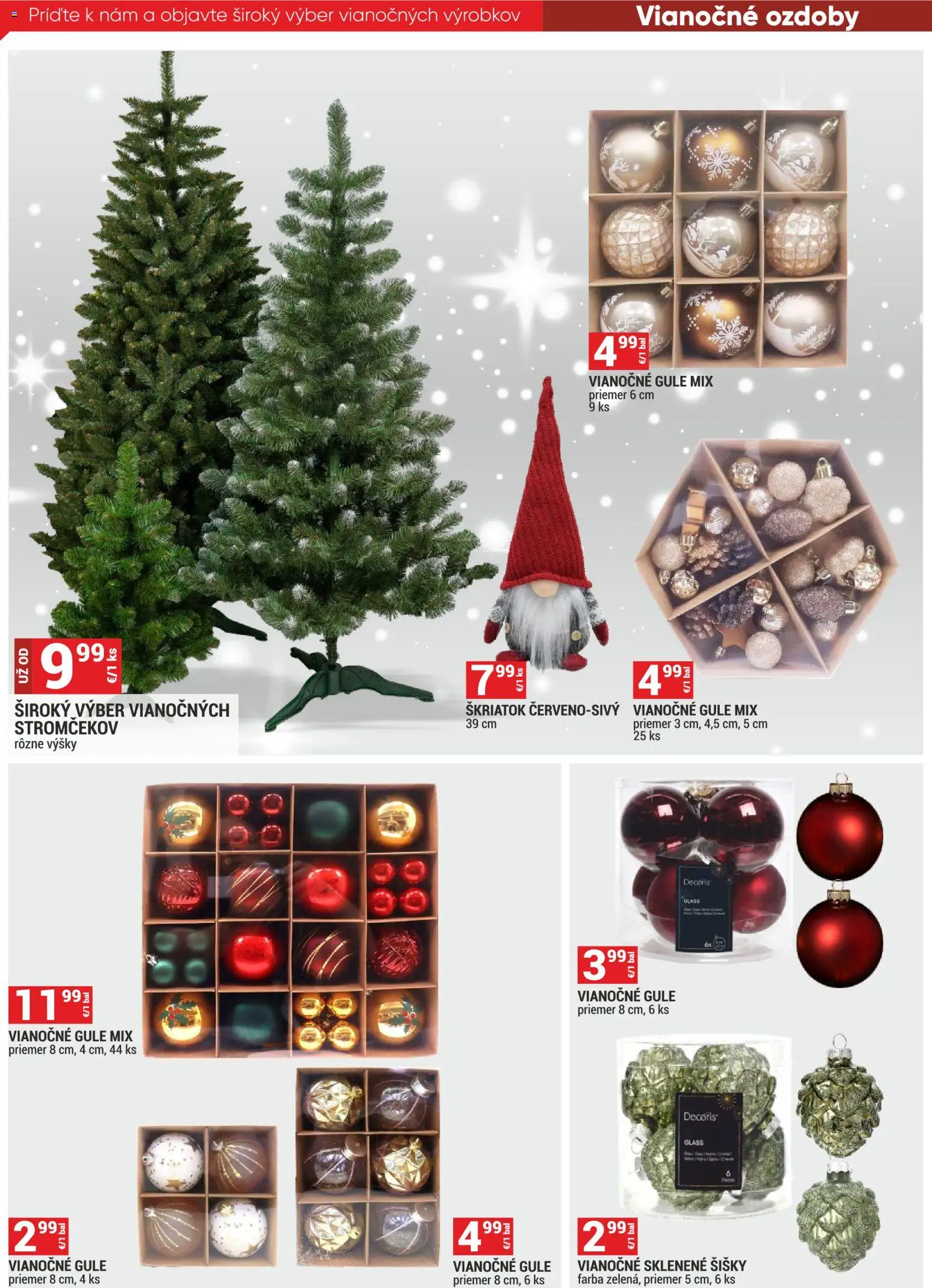 Nové Merkury Market akcie – leták je platný od 01.11.2025 | Strana: 6 | Produkty: Šišky