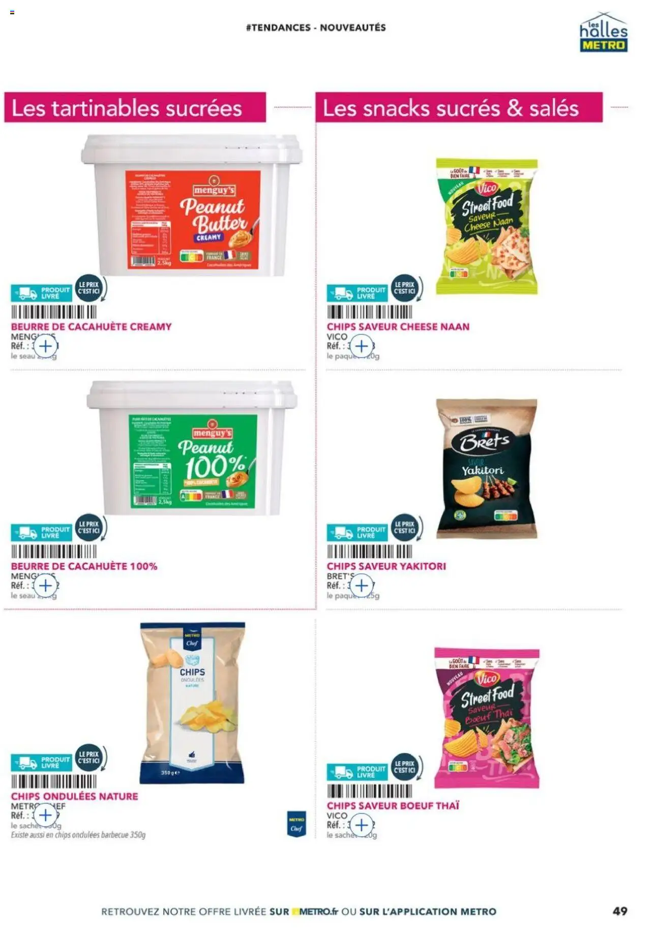 {H1} | Page: 49 | Produits: Cacahuète, Barbecue, Beurre de cacahuète, Livre