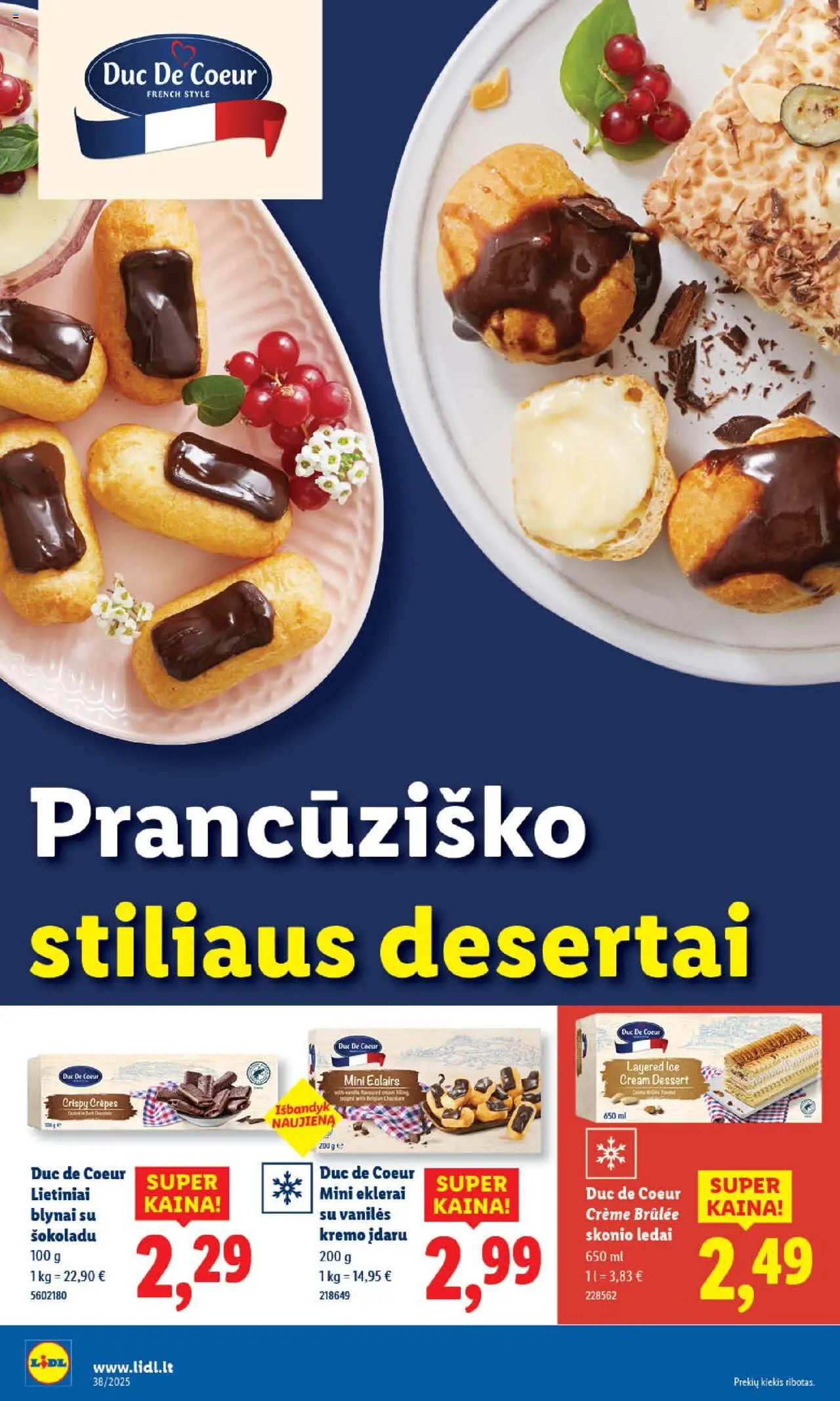 LIDL akcijos nuo 15.09.2025 | Puslapis: 16 | Prekių: Ledai