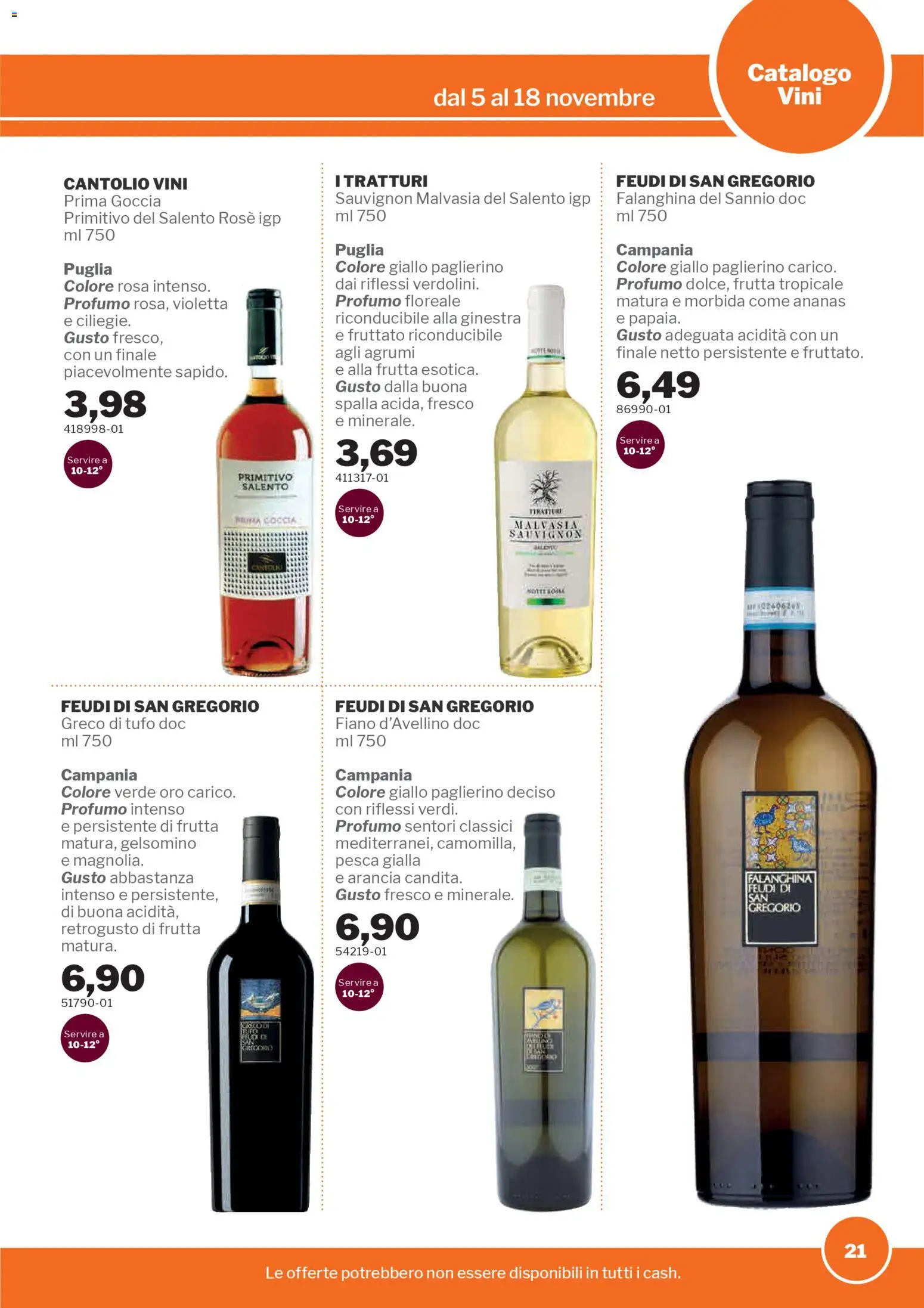 Volantino Sogegross del 05.11.2025 | Pagina: 21 | Prodotti: Frutta, Agrumi, Ananas, Profumo