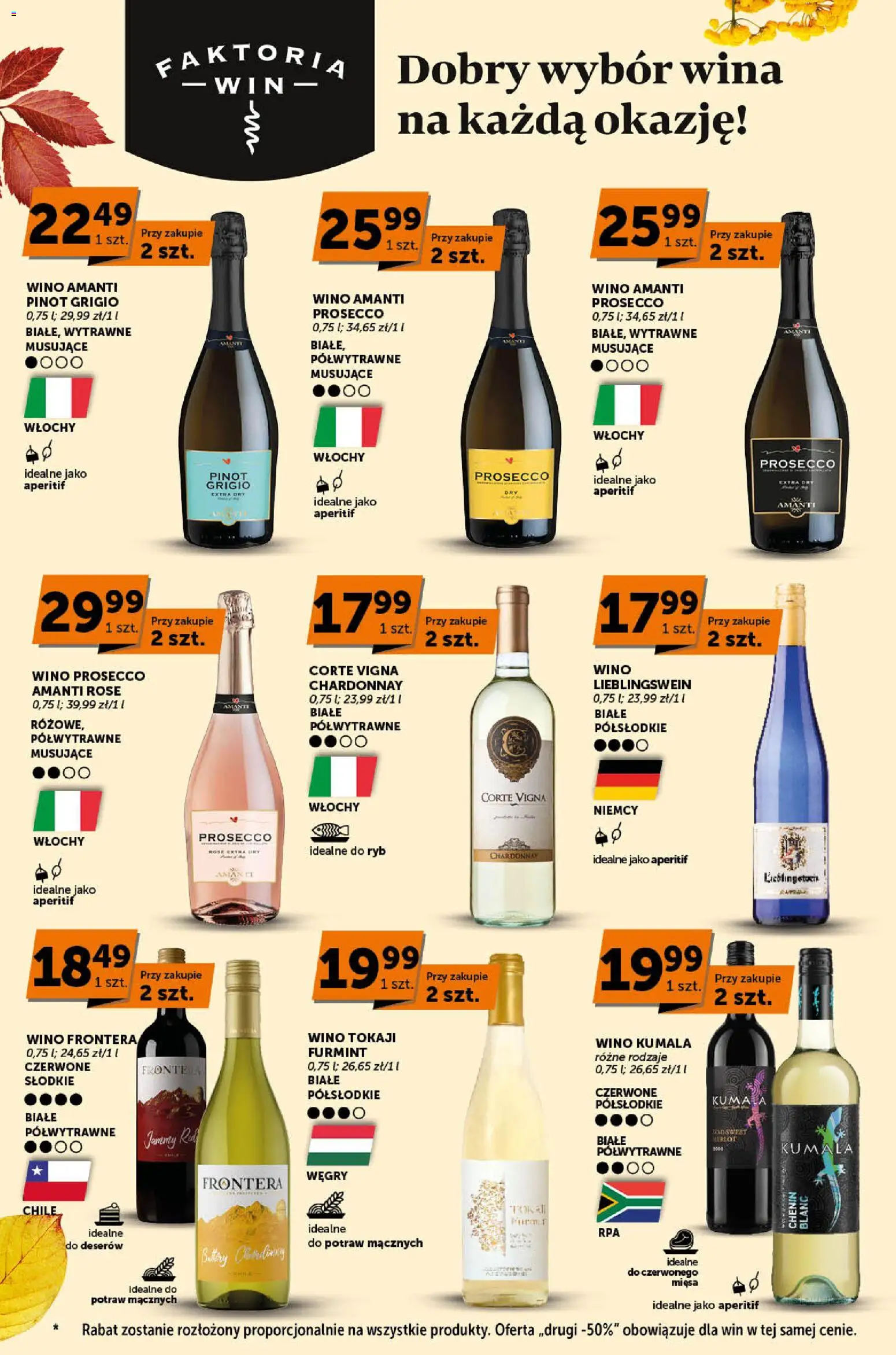 Euro Sklep Gazetka - Faktoria win od 13.11.2025 | Strona: 2 | Produkty: Chardonnay, Merlot, Wino, Prosecco